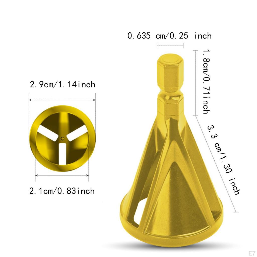 Deburring Chamfer Tool Accessories Versatile Professional Remove Burr Heavy Duty for Industrial