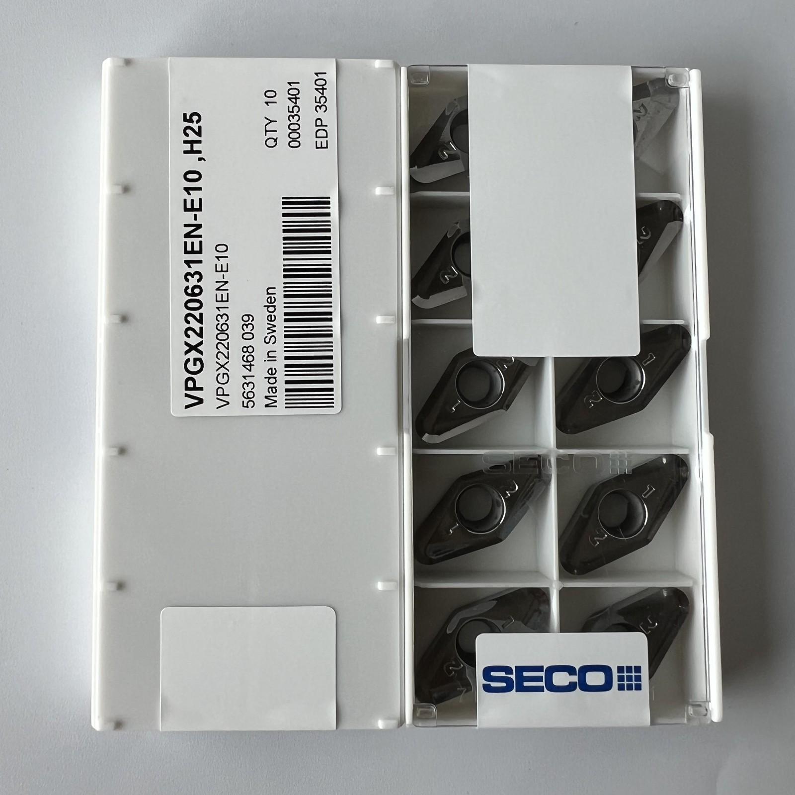 

SECO / VPGX220631EN-E10,H25 / Original genuine CNC alloy blade 10 Pcs