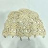 Bohemian Style Crochet Flower Knitted Hat Handmade Woven Cap Sweet Hollowed Out Beanie Cap  Summer