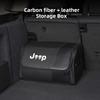 Car Trunk Storage Box Auto Large Capacity Organizer Tools For Jeep Wrangler JK Gladiator Renegade Grand Cherokee Wagoneer Avenge