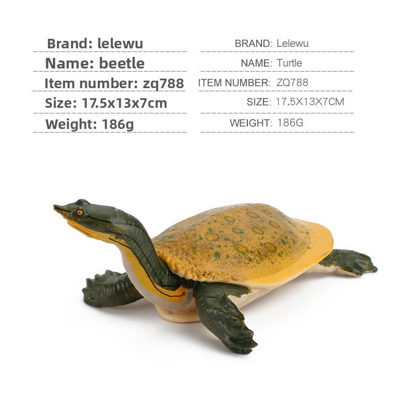 Realistic Pvc Turtle Figurine With Static Design For Aquarium Decor