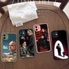 TV T-The Godfather Phone Case For iPhone 16 15 14 13 12 11 Pro Max Plus X XS MAX Black Matte Phone Fundas