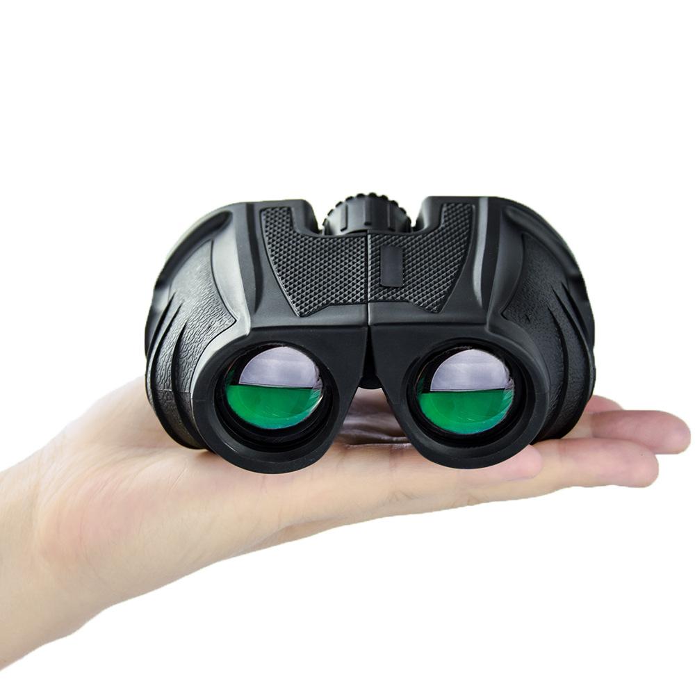 12x25 Compact Outdoor Binoculars Adults Kids Large Eyepiece Low Light Vision Easy Focus Portable Design Travel Sightseeing BAK4