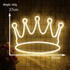 Neon Game Console Crown Bear Claw LED Light – Decorative Net Celebrity Mood Light
