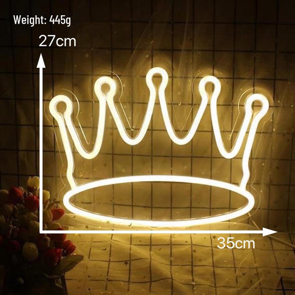Neon Game Console Crown Bear Claw LED Light – Decorative Net Celebrity Mood Light