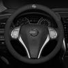 lfcsw2 Car Steering Wheel Cover Nissan Qashqai Juke X-Trail Patrol Note Leaf Altima Maxima Micra Murano Rogue Pulsar Sentra Teana Tiida