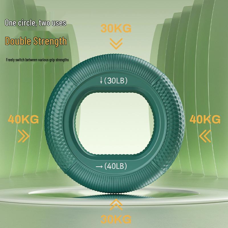 Large Silicone Grip Ring: Adjustable Strength Hand Gripper for Rehab & Fitness Training