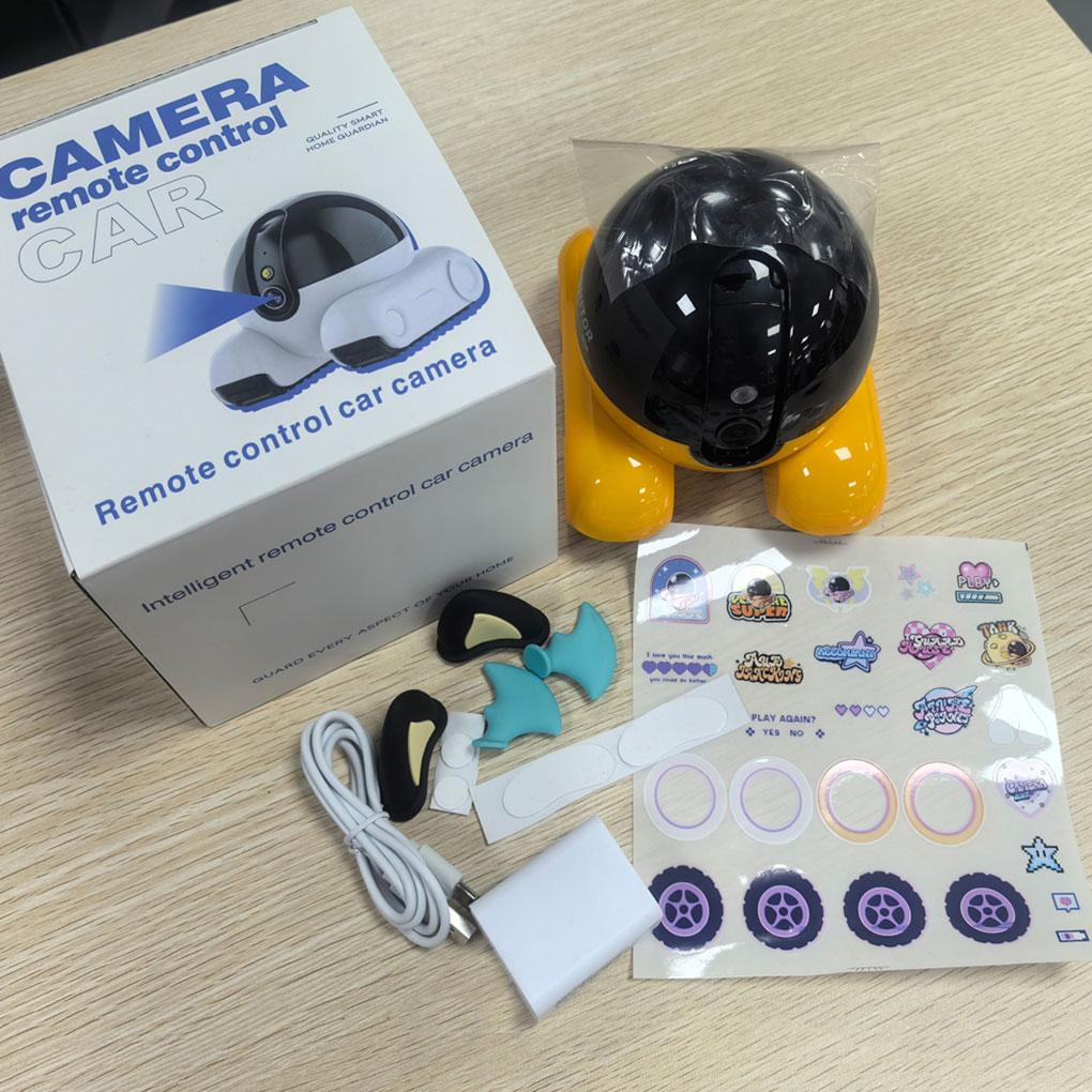 3MP HD Kjæledyr Robotkamera Mobilapp Fjernkontroll Kjæledyr Baby Sporing WIFI Kamera Hjemmesikkerhet Beskyttelse Overvåkningskamera