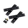 2Pcs Reliable 360 Degree Rotating Door Hinges Constructed From Corrosion Resistant Material For Solid Entrances