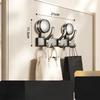 Hakenleiste aus Aluminiumlegierung, Wandmontage mit Doppel-Saugnapf zum Aufhängen, Bohrerfreie Saugnapf-Handtuchstange und Hutständer zum Aufhängen von Handtüchern, Mänteln, Hüten