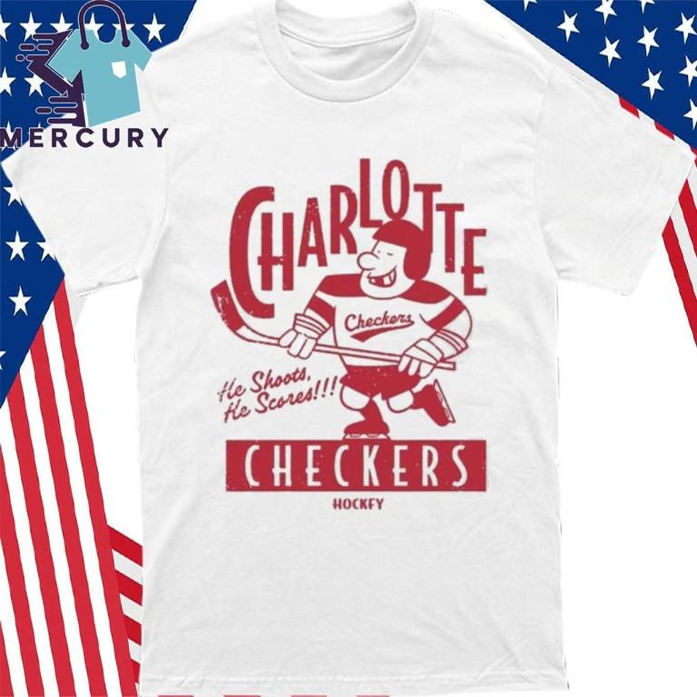 Charlotte Checkers Retro Player Shirt Unisex T-Shirt S
