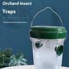 2PCS/SET Solar Wasp Trap Outdoor Hanging,Wasp Cather Hanging with Light for Yellow Jackets,Hornets,Bee,Wasp Traps