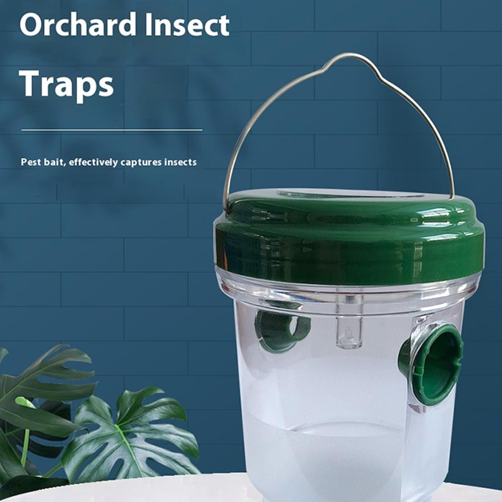 2PCS/SET Solar Wasp Trap Outdoor Hanging,Wasp Cather Hanging with Light for Yellow Jackets,Hornets,Bee,Wasp Traps