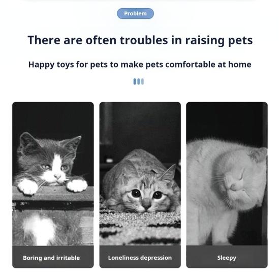 Interactive Cat Toys for Indoor Cats Electric Automatic Mouse Toy with Light-up Tail Cat Chasing Toy with Remote Control