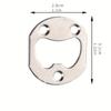 20 Pieces of Hardware New Chinese Nickel-plated Beer Bottle Opener Round Beer Opener Accessories