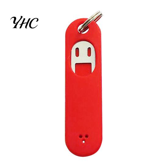 Card Remover Removal Tool Creative Anti-Lost Stainless Steel Sim Eject Pin with Silicone Cover for Cellphone Tray