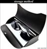 All Dark UV Black Original Sunglasses Case with Cloth [ZIGs] Black, Black, Protection, Frame, Metal, Half-Rim, Two-Bridge, Square, Men's, (gls03bl)