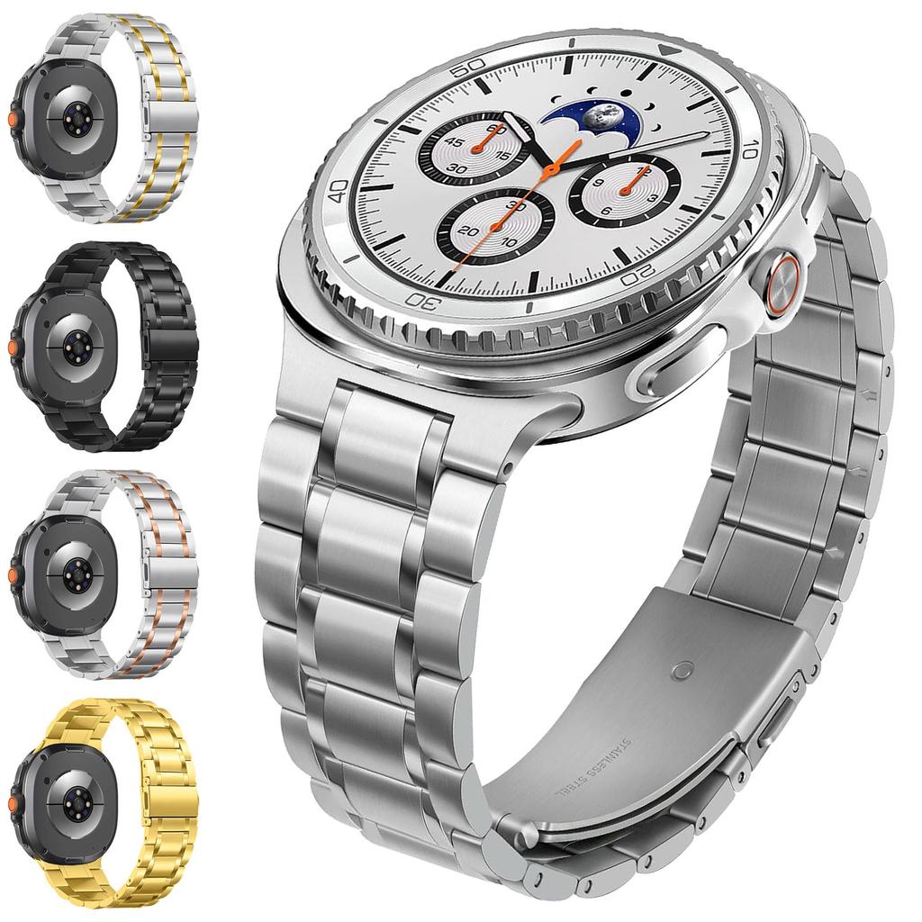 Samsung Watch8 Classic Pulseira de Aço de Cinco Elos