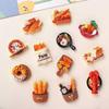 12Pcs Mini Simulation Food Fridge Magnets Realistic Appearance Resin Perfect For Kitchen Decor Diy Craft Projects