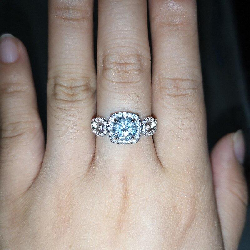 Inel de veșnicie cu zircon cubic strălucitor, drăguț, romantic, inel de logodnă, cristal strălucitor, cadou surpriză de aniversare