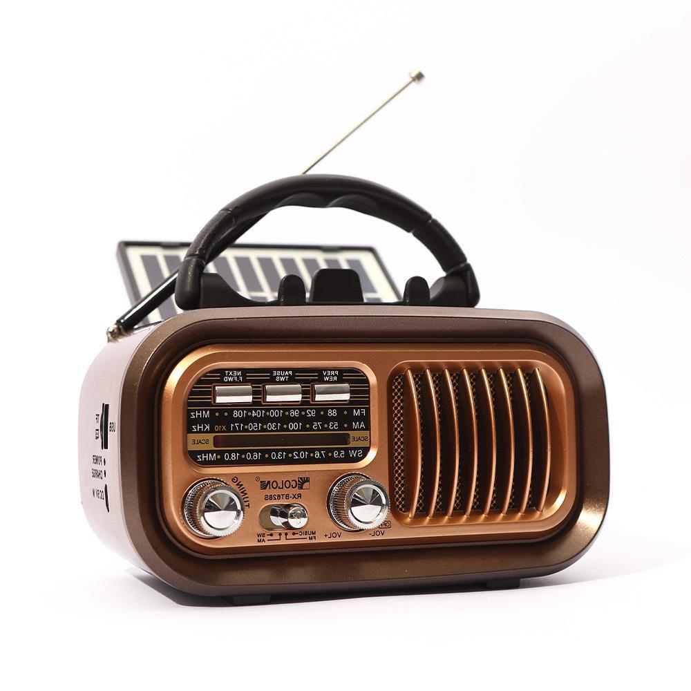 

RX-BT628S Ретро Солнечный Портативный Трехдиапазонный Радиоприемник Random Dispatch