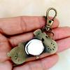 Vintage Design Pocket Watch Retro Creative Durable Quartz Watch Quartz Movement Lightweight Key Ring Key Decoration