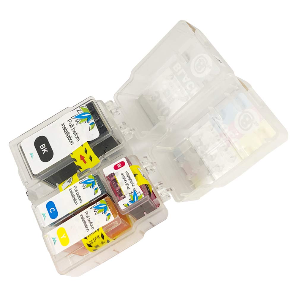 Refill ink cartridges for the series cartridges 1 Black and 1 Compatible and MX523 Compatible with Smile ink warranty BC-341/340 (2 total BC-340
