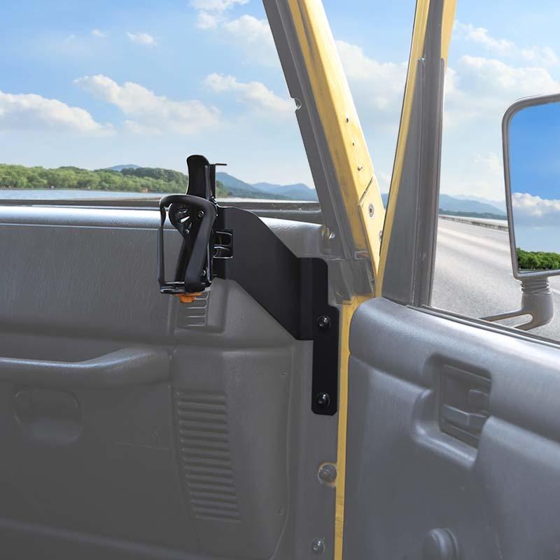 Car Central Console Water Cup Mobile Phone Stand Bracket  Fit For Jeep Wrangler TJ 1997-2006 Car Interior Accessories