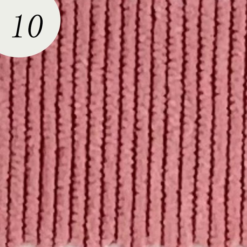 Elastic All-Polyester 16-Wale Corduroy Imitation Cotton Fabric for Luggage, Pants, and Casual Wear