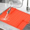 Set of 2 Multifuntional Barbecue Tool Mat Kitchen Grilling Pad Grilling Mat Silicone Texture Present for BBQ Enthusiasts