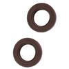2PCS Propeller Shaft Oil Seals 93101 20M07 Boat Motor Outboard Drive Shaft Oil Seals for 2 Stroke 30HP Boat Engine