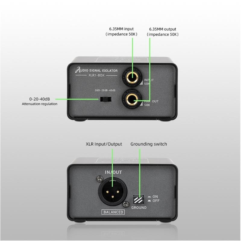 Sound Isolation Device Ground Looping Noise Isolators Effective Noise Reductions for Professional Recording Studios