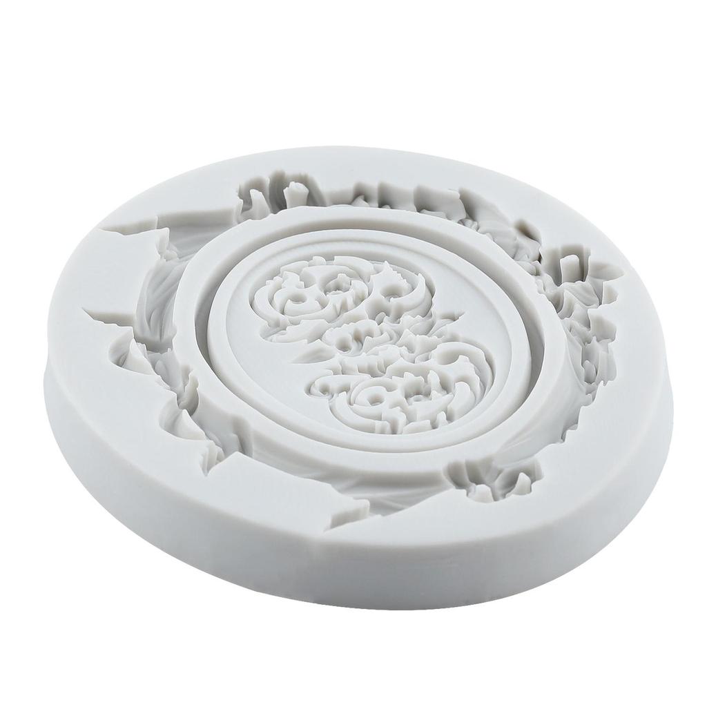 Baroque Frame Silicone Molds Picture Frames Fondant Mold Cake Decorating Tools Cupcake Topper Candy Chocolate Gumpaste Mold