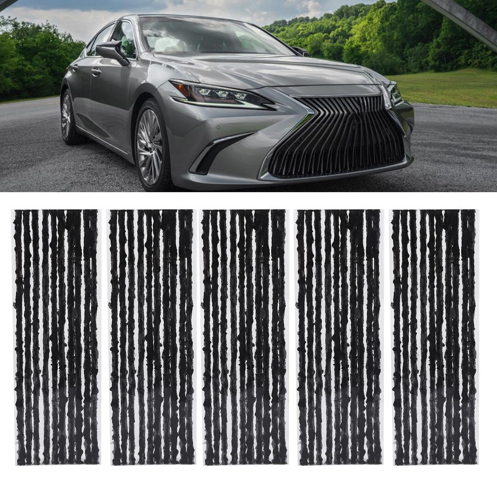 50pcs Tire Repair Plug Tubeless Tyre Sealing Strip Puncture Repairing for Car Motorcycle 200x3mm