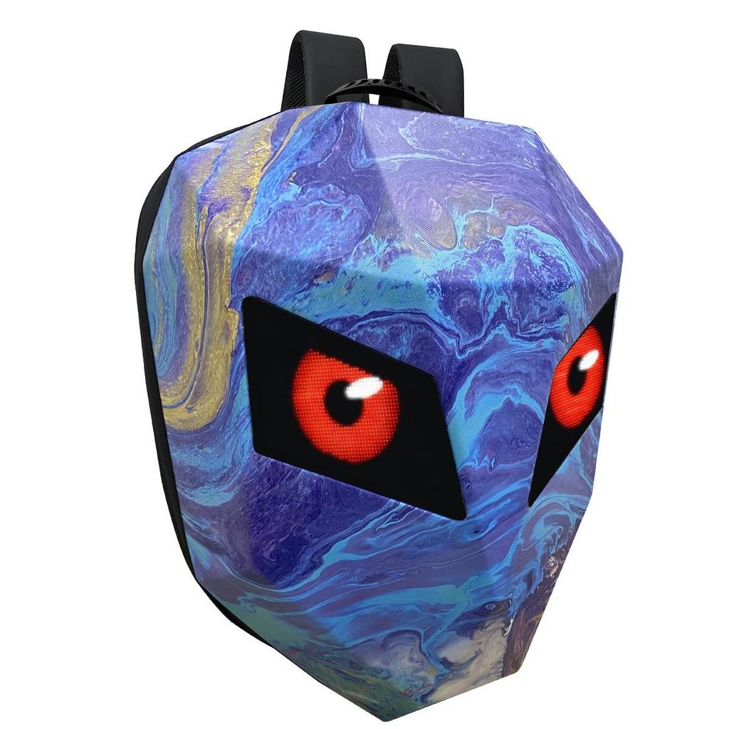 Iron Man LED Motorcycle Backpack - Customizable Riding Gear