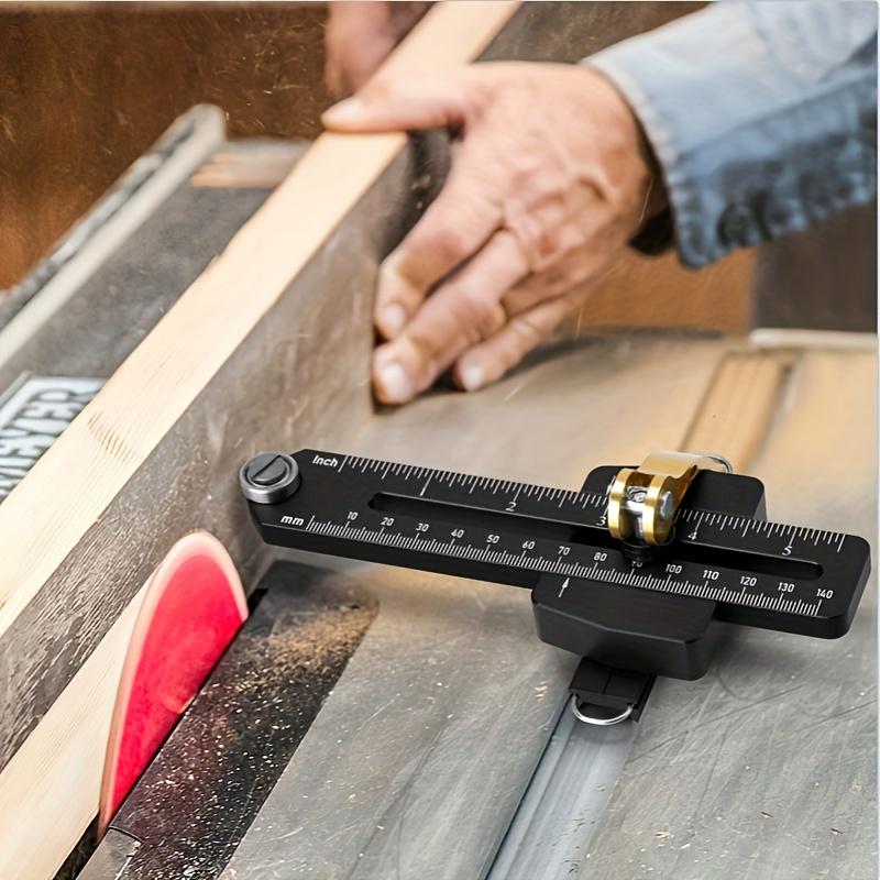 Allsome Thin Rip Jig Table Saw Jig Guide for Making Repetitive Narrow Thin Strip Cuts Woodworking Tools Fast Thin Ripping Guide