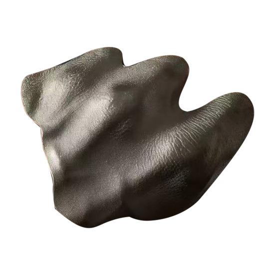 

Finger Ring Adjustable Fit Irregular Pleated Joint Ring Exquisite Craftsmanship Unisex Alloy Finger Band Left серебряный