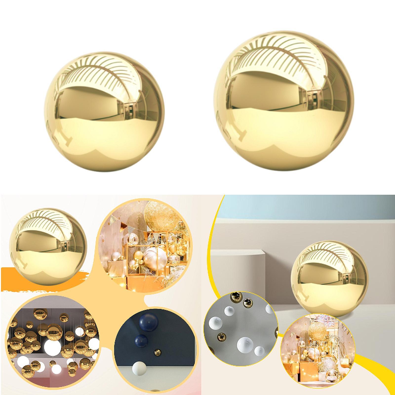 

Gazing Ball Mirror Ball Stainless Steel Decorative Decoration Smooth Garden Sphere Gazing Globe for Outdoor Centerpiece Bowls 13.5cm