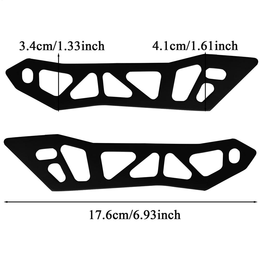 Bracket For Motorcycle Windshield Adjustable Regulator Aluminum Alloy Bracket Rust-Proof Precision Accessories Replacement For чёрный