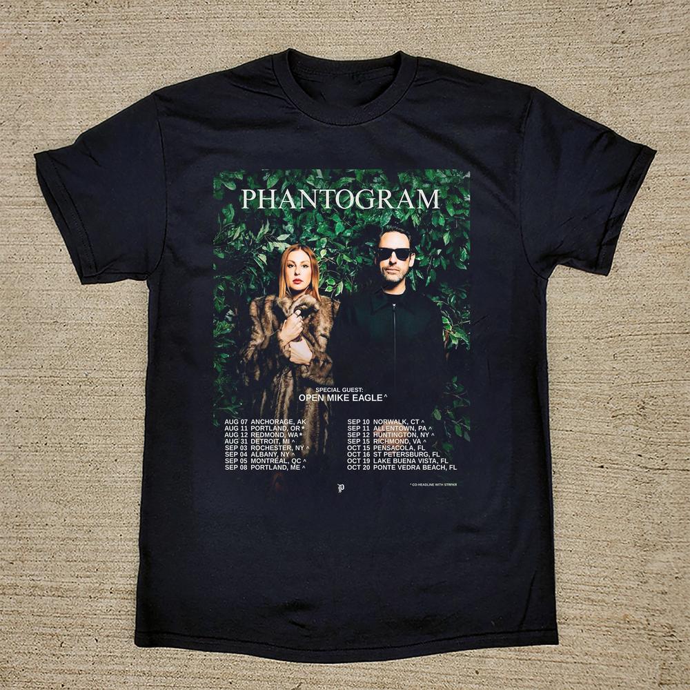 Phantogram With Special Guest Open Mike Eagle Tour 2025 T Shirt All Size S