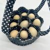 1PC New Eggs Collecting Basket Portable Bag for Preventing Eggs From Collision When Going Out To Buy Eggs Storage Canvas Bag