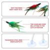Pet New Land.Cat Teaser Toy Pet Cat Puppy Spring Teaser Bell Feather Stick Rod Funny Interactive Toy