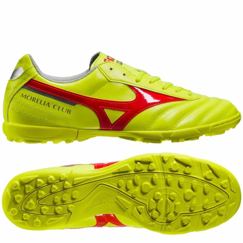 Mizuno TF Rubber Broken Studs Anti-Slip Wear-Resistant Soccer Shoes Men's Green Sneakers P1GD241645