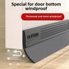 Self-Adhesive Door Bottom Sealing Strip Weather Insulation and Noise Reduction Modern PVC Draft Stopper for Home Use