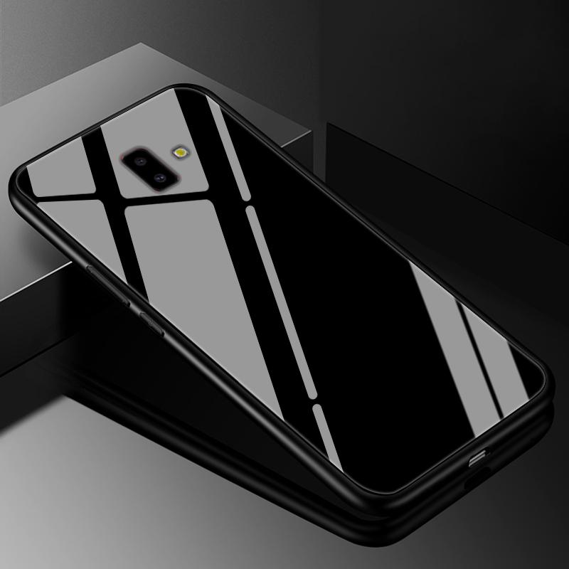 For Samsung J6 2018 Case Cover Tempered Glass Cases for Samsung Galaxy J4 J6 Plus 2018 J8 J7 J730 2017 Prime Hard Back Bumper J6