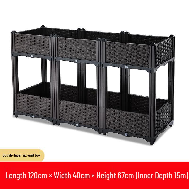 Hualongdun Thickened Double-Layer Planting Box