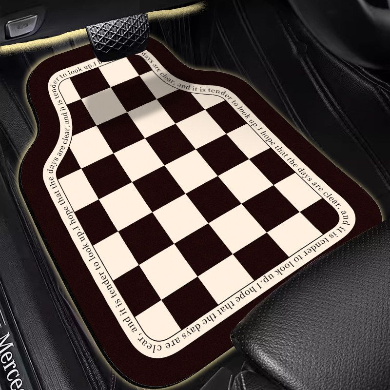 Tapetes de Chão para Carro com Fragrância Tingida a Tinta, Antiderrapantes e Absorventes de Água, Peça Única, Personalizáveis, Tapetes de Interior de Carro Semi-Fechados