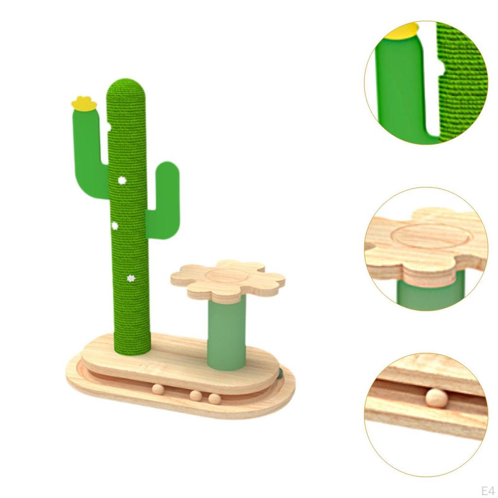 Katzenkletterturm mit Kratzbaum und Spielzeug für Hauskatzen