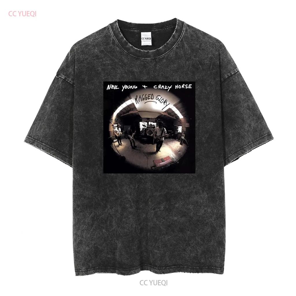 RAGGED GLORY Neil Young Crazy Horse T Shirt America USA Canada Music Garage Rock Grunge Rare Vinyl Cover Original Man Woman
