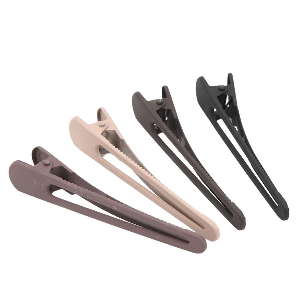 40pcs Hair Duck Bill Clips Bend Crease Free Alloy Hair Styling Dividing Clips for Home Salon Use